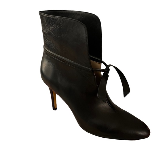 RARE MNZ Maryam Nassir Zadeh Kierra Boots size 41 (US 11) black calfskin - Picture 14 of 16